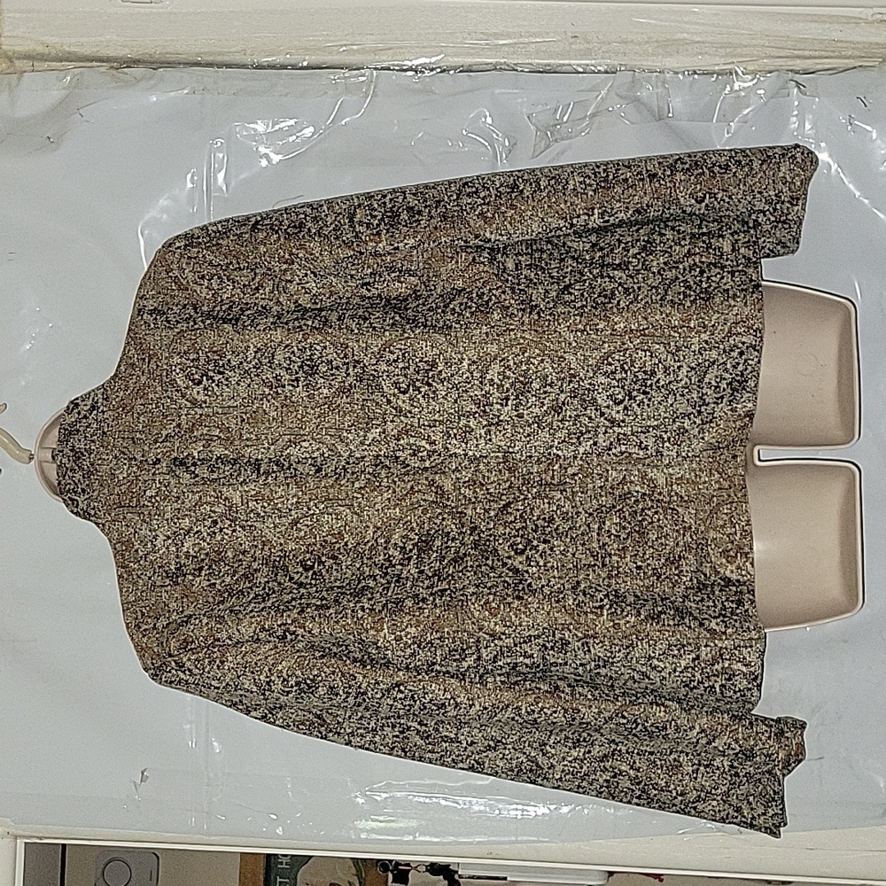 Austin Reed Abstract Print Jacket Open Front Blaz… - image 3